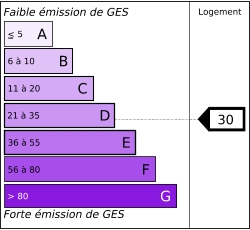 Tableau de diagnostic de la performance &eacute;nerg&eacute;tique des logements